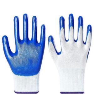 Blue Anti-Slip Work Protection Gloves